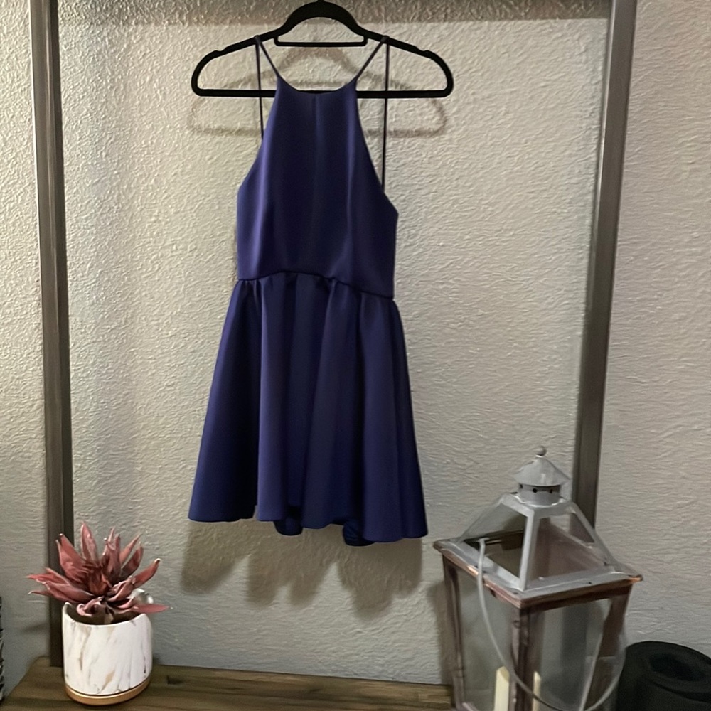 Cute blue skater dress